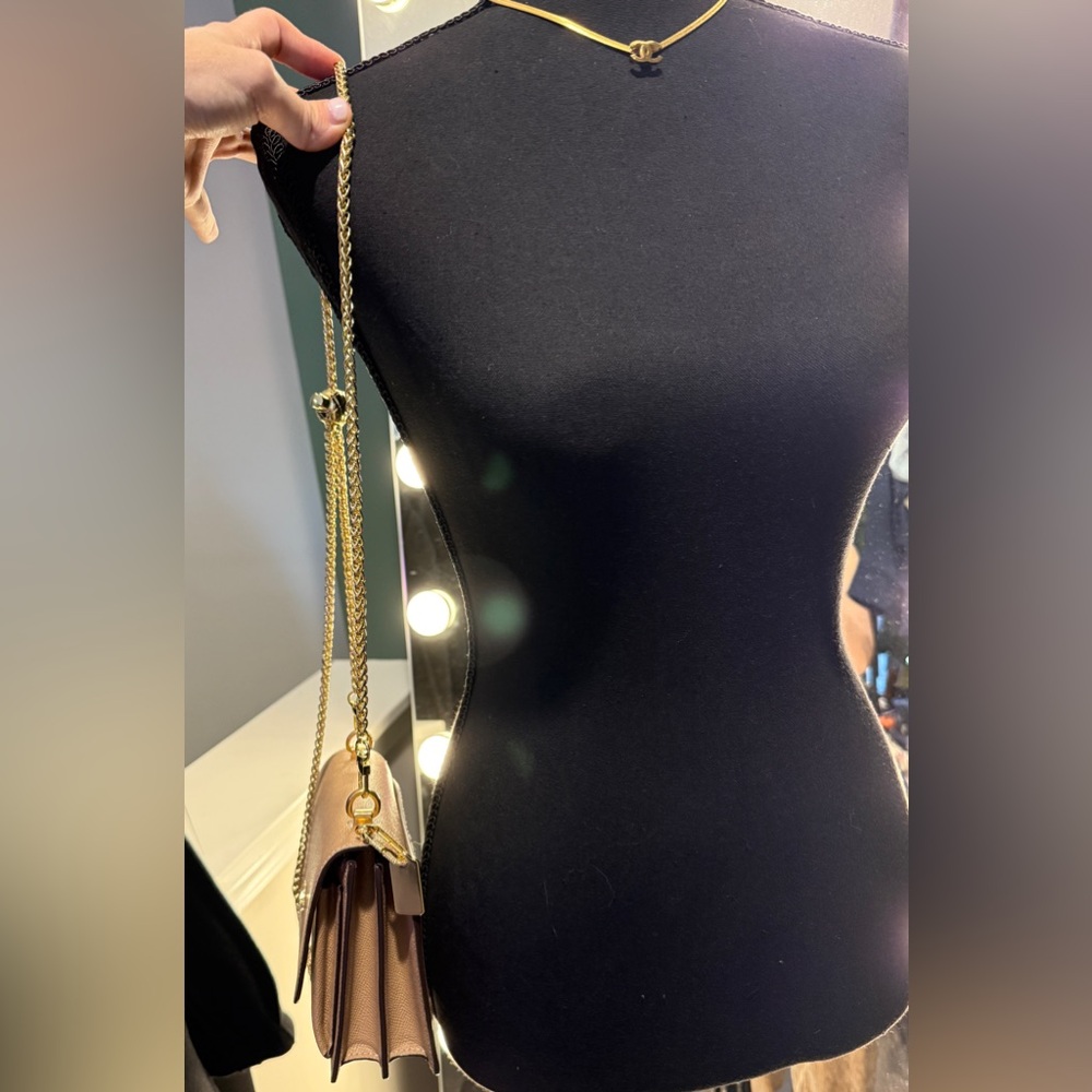 Adjustable Gold Tone Chain Strap for Crossbody Bag